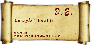Daragó Evelin névjegykártya
